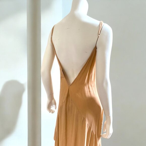CLEOBELLA High Low Spaghetti Strap Dress in Nude, size Small - Picture 5 of 14